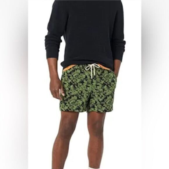NWT Goodthreads Men’s Pull On Comfort Stretch Canvas 7” Shorts Camo - Size XXL - Picture 1 of 7